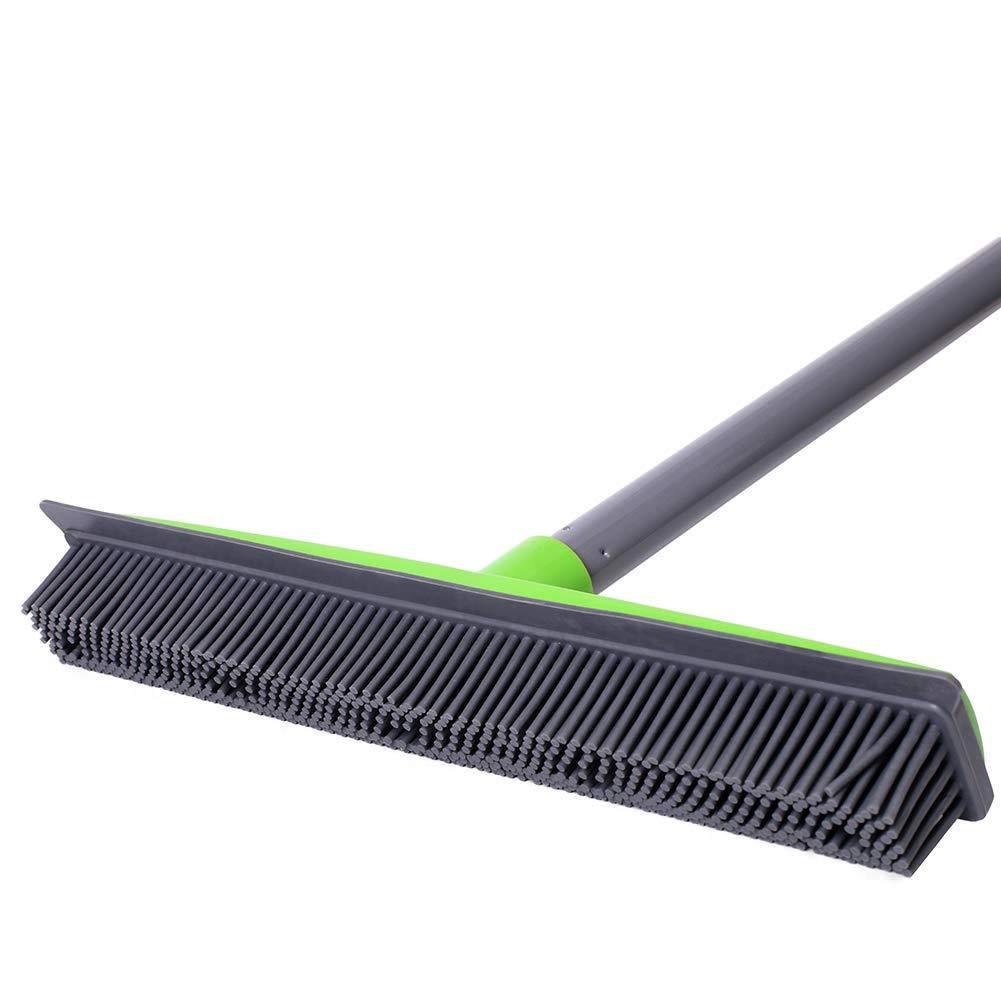 MagicBroom™ - Adjustable Rubber Bristled Broom For Pet Hair Removal - DealDeploy