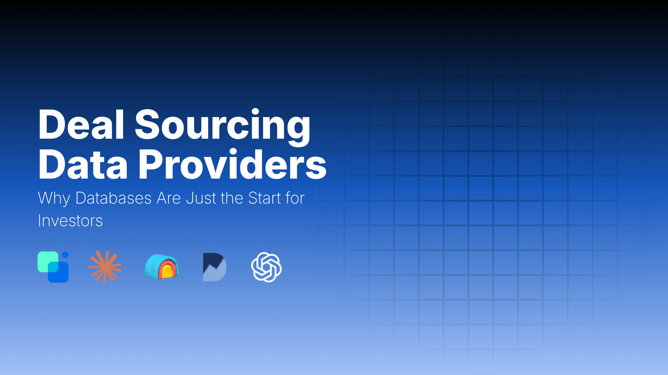 Deal Sourcing Data Providers: Databases vs. Enrichment