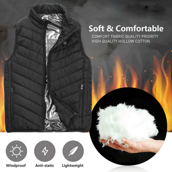FireVest™ - Unisex Warming Heated Vest Jacket – DealDeploy