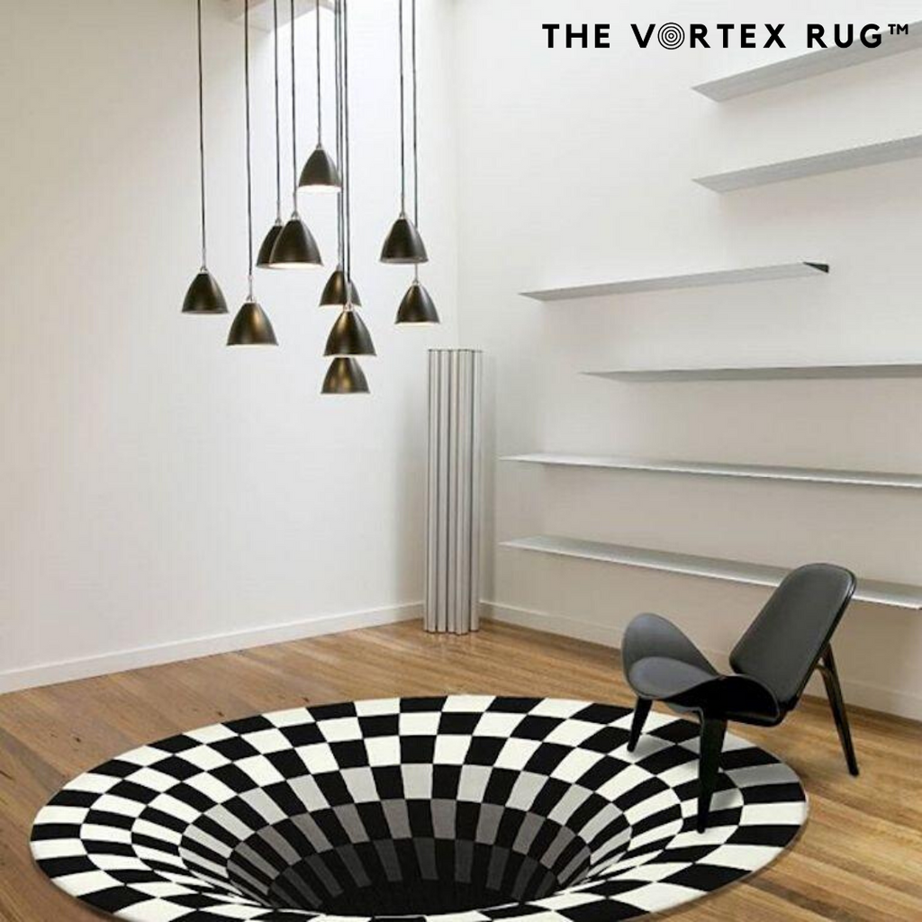 VortexRug™ - Handcrafted 3D Illusion House Mat - DealDeploy